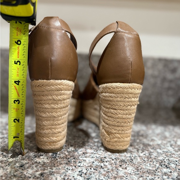 Brown Wedge Sandals - Picture 5 of 10